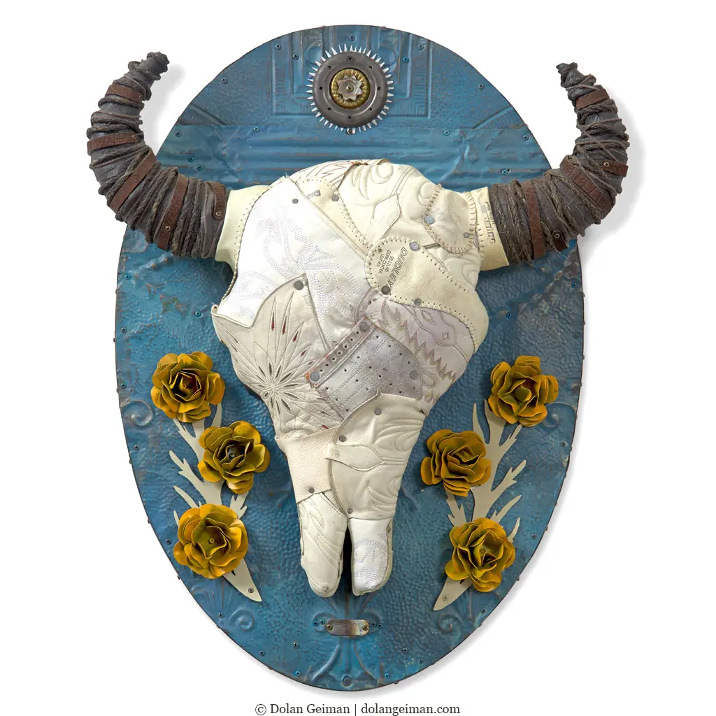 Special Order Western Insignia Original Faux Taxidermy Sculpture 3