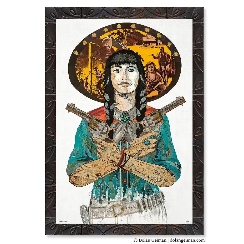 Wildfire Original Paper Collage 1