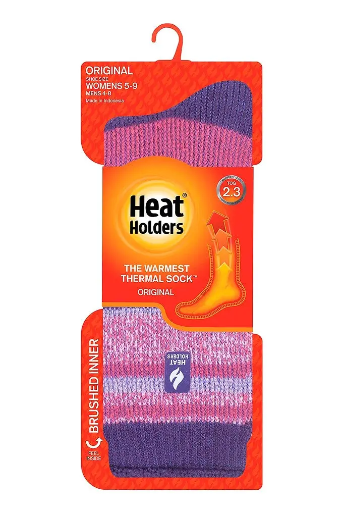 Heat Holders Women's Yasmine Multi Twist Stripe Socks 1
