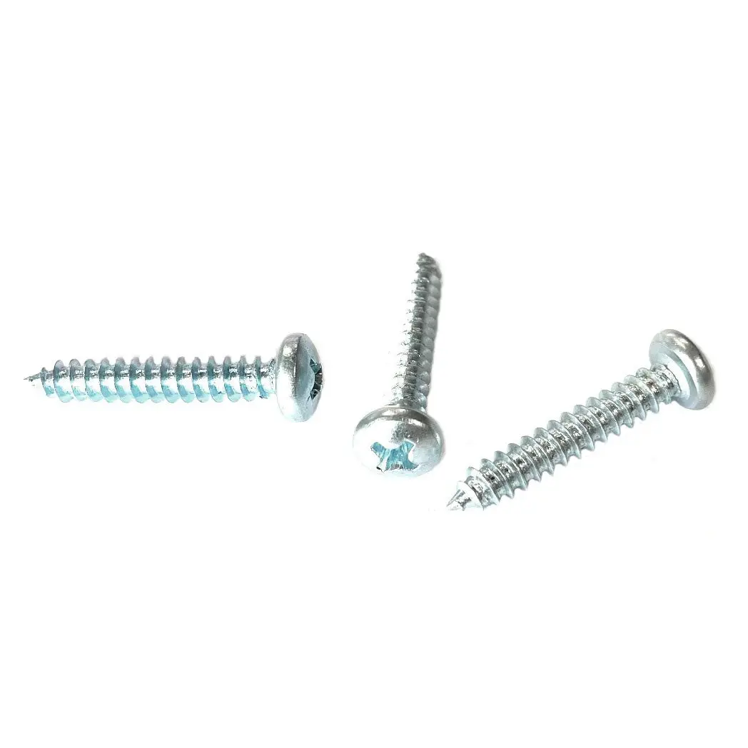 #8 X 1" Zinc Pan Head Metal Rv Screws | Phillips Drive | 1 Inch Rv Interior/Exterior Screws | Factory Finished Look 1