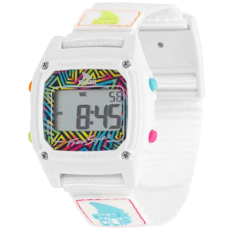 Freestyle - Shark Classic Clip Since '81 Neon White 1