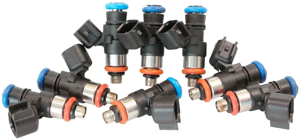 Aeroflow Af49-1925-8 Eight-Pack Of 850Cc Ev14 Short Uscar Fuel Injectors 1