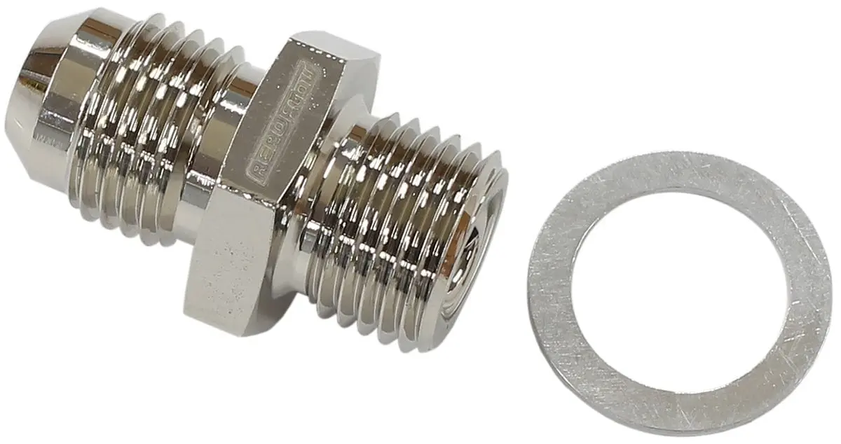 Af385-06 Transmission Adapter Fitting: 1/4"-18 Npsm To -6An Male 1
