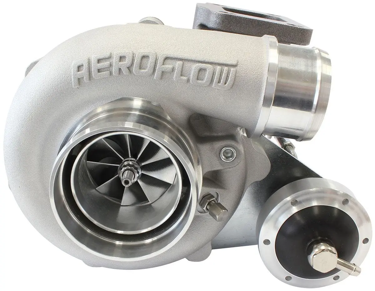 Boosted B5455 T3 .83Ar Turbocharger With Internal Wastegate – 660Hp Rated, Natural Cast Housing 1