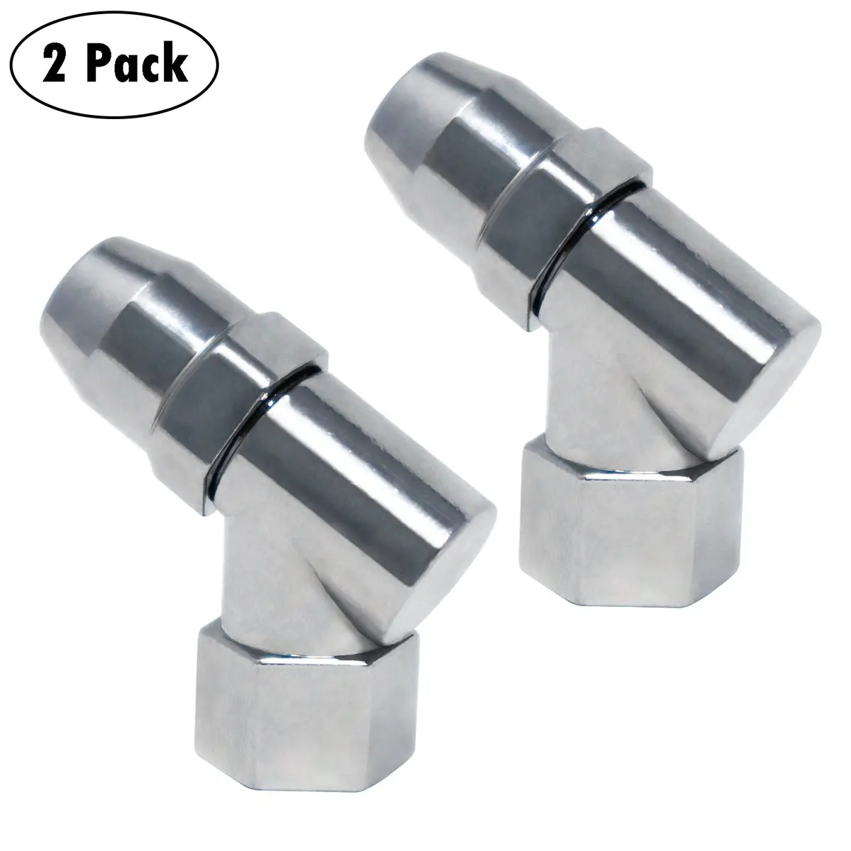 Advanced Angled Tire Air Chuck - 1/4" Npt (2 Pack) 1