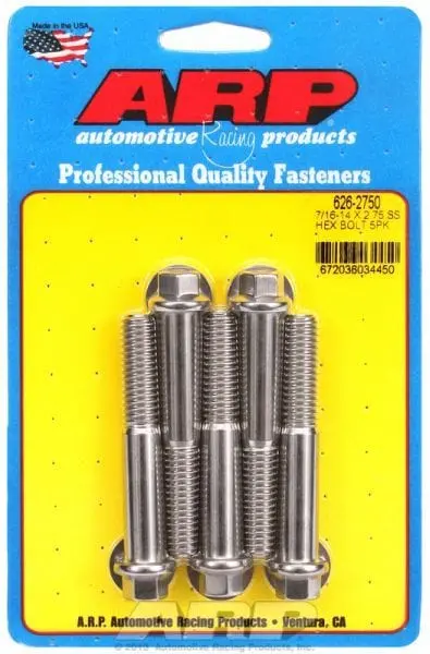 Stainless Steel Hex Head Bolt Kit – 5-Piece Set For General Automotive Use (Ar626-2750) 1