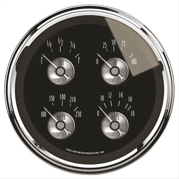 Autometer Prestige Series Analog Gauge Kit – Complete Dashboard Set (2011 Model) 1