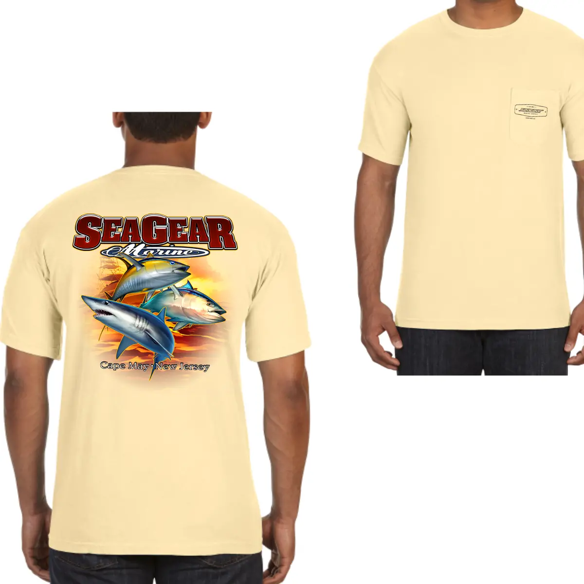 Sea Gear - 3 Fish Short Sleeve 1