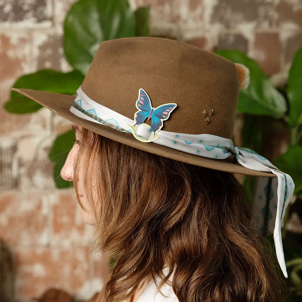 Butterfly Hat Trick + Free Hat Band 1