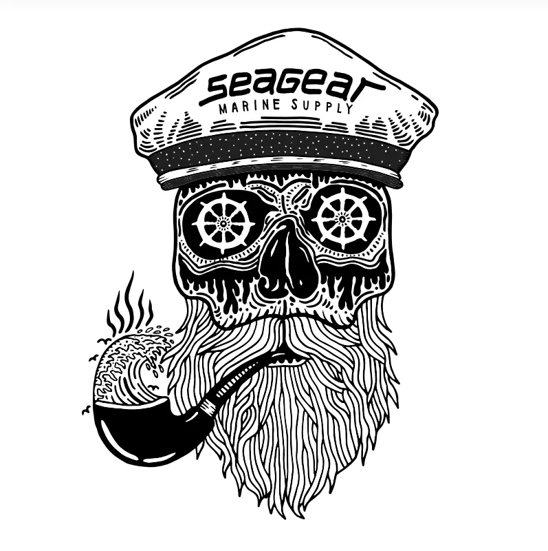 Sea Gear - Captains Sticker 1