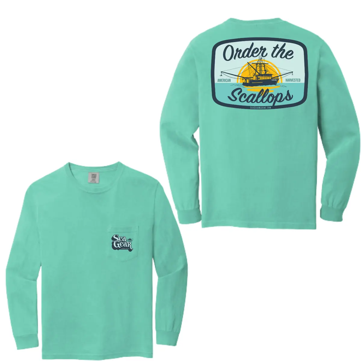 Sea Gear - Order The Scallops Long Sleeve 6