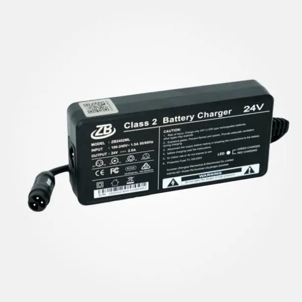 Solax Mobility Scooter Lithium 2A Charger (New Style Small 3 Pin) 1