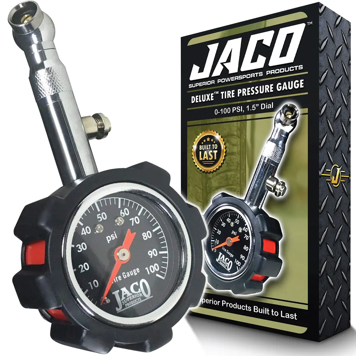 Deluxe™ Tire Pressure Gauge - 100 Psi 1