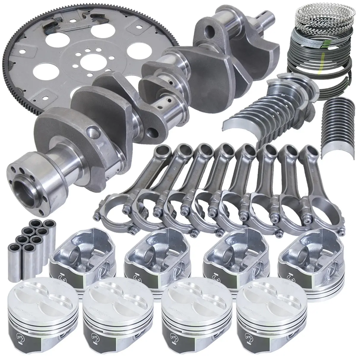 Eagle B15402L04068 Street Performance Rotating Assembly With Silv-O-Lite Pistons 1