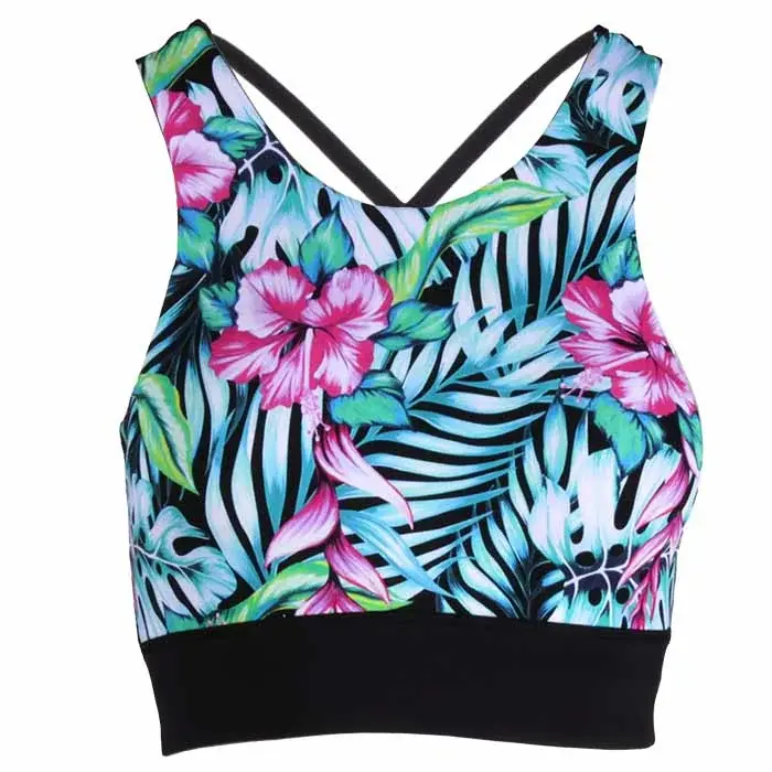 Salt Life - Blue Hawaiian Sports Bra Slx 1
