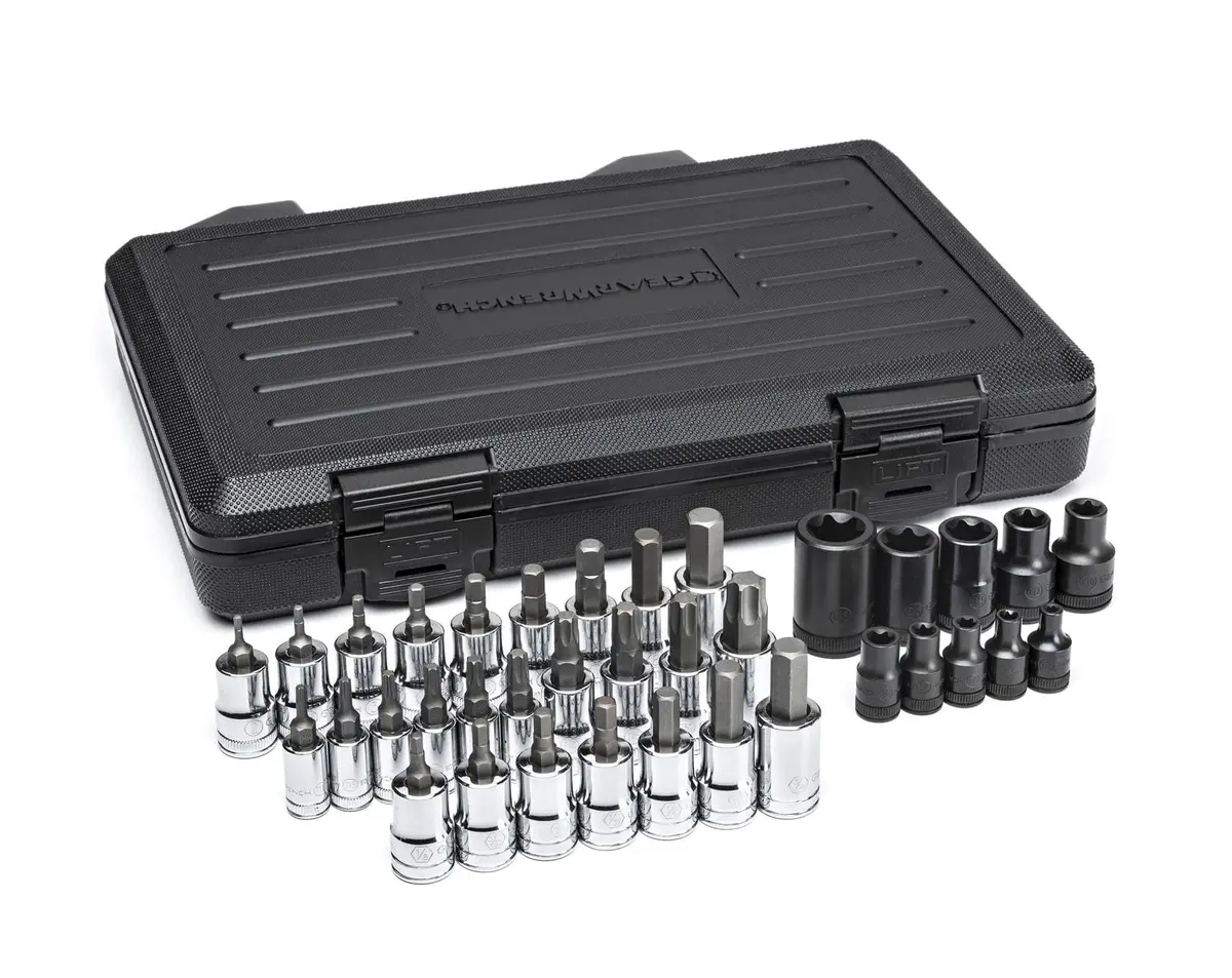 Gearwrench 80726 1/4" Drive Bit Socket Set – 22-Piece Ratcheting Precision Kit 1