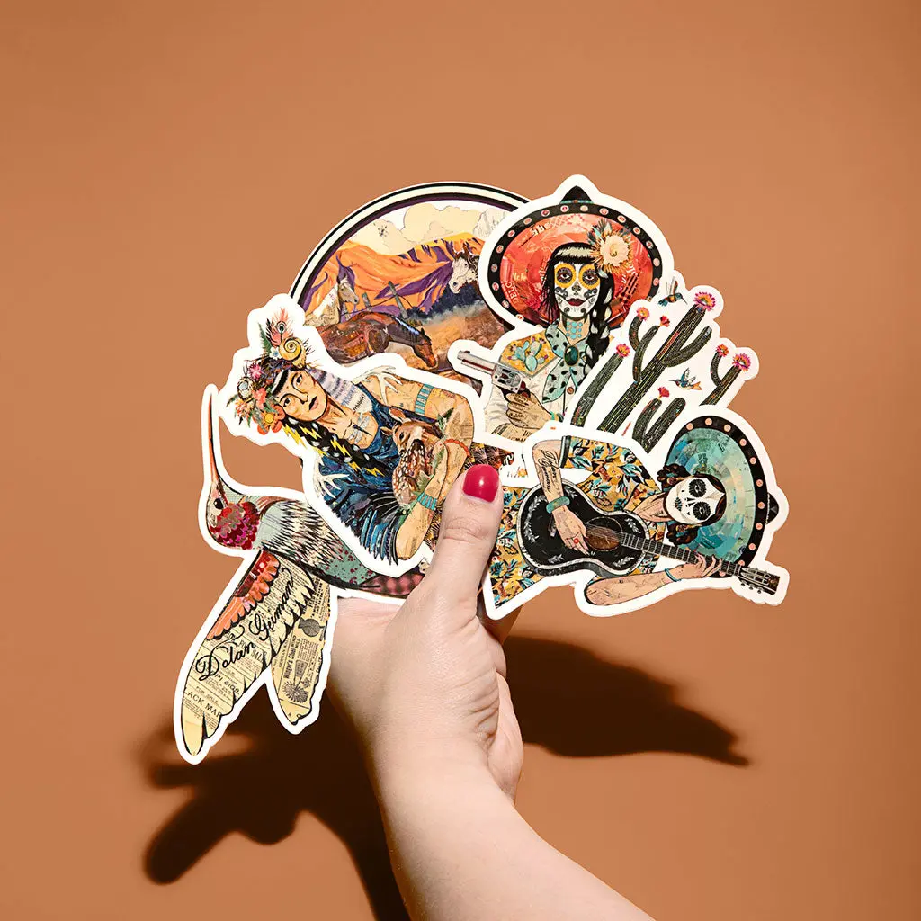 6 Pack Of Stickers (Desert Dwellers) 1