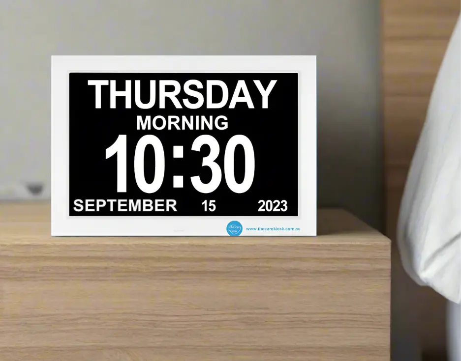 Large Screen Digital Calendar Alarm Clock With Remote 1