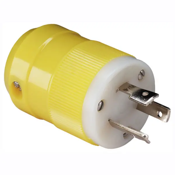 Marinco - Male Plug, 20A 125V 20 Amp Yellow 1