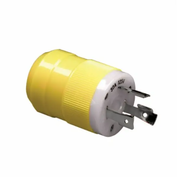 Marinco - Male Plug, 30A 125V 30 Amp Yellow 1