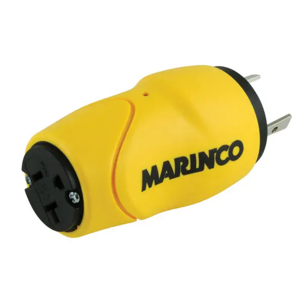 Marinco - Straight Adapter, 15A 125V Male To 30A 125V Female 1