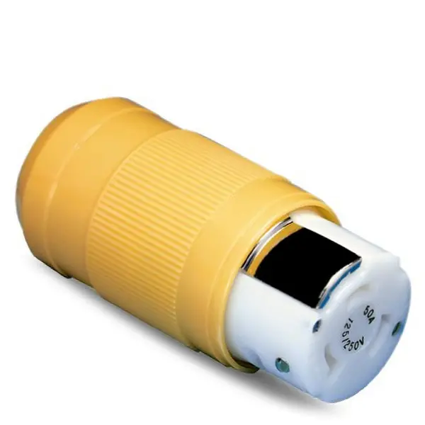 Marinco - Female Connector, 50A 125/250V, Yellow 1