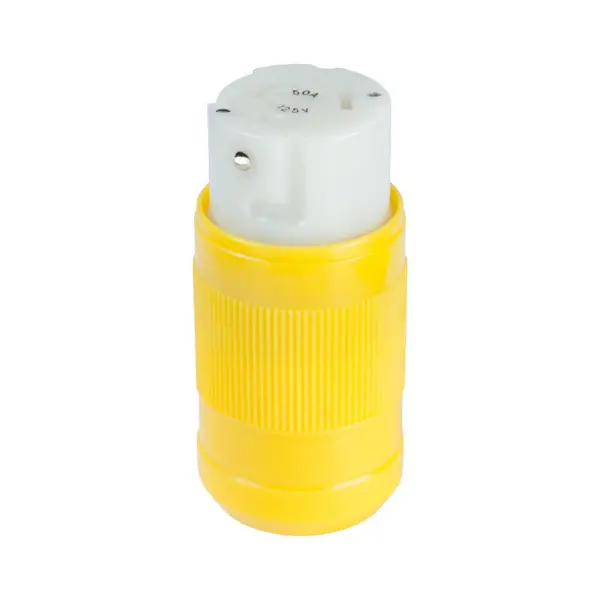 Marinco - Female Connector, 50A 125V, Yellow 1