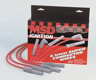 Msd 8.5Mm Super Conductor Spark Plug Wire Kit – Part 31949 1