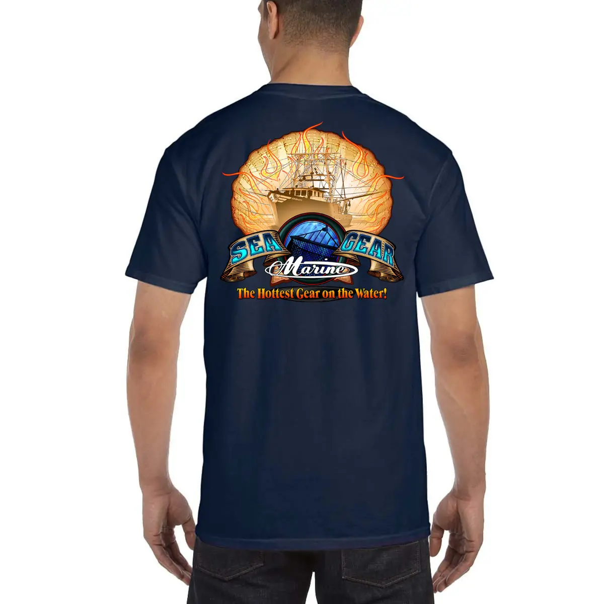 Sea Gear - Flaming Scallop Short Sleeve 4