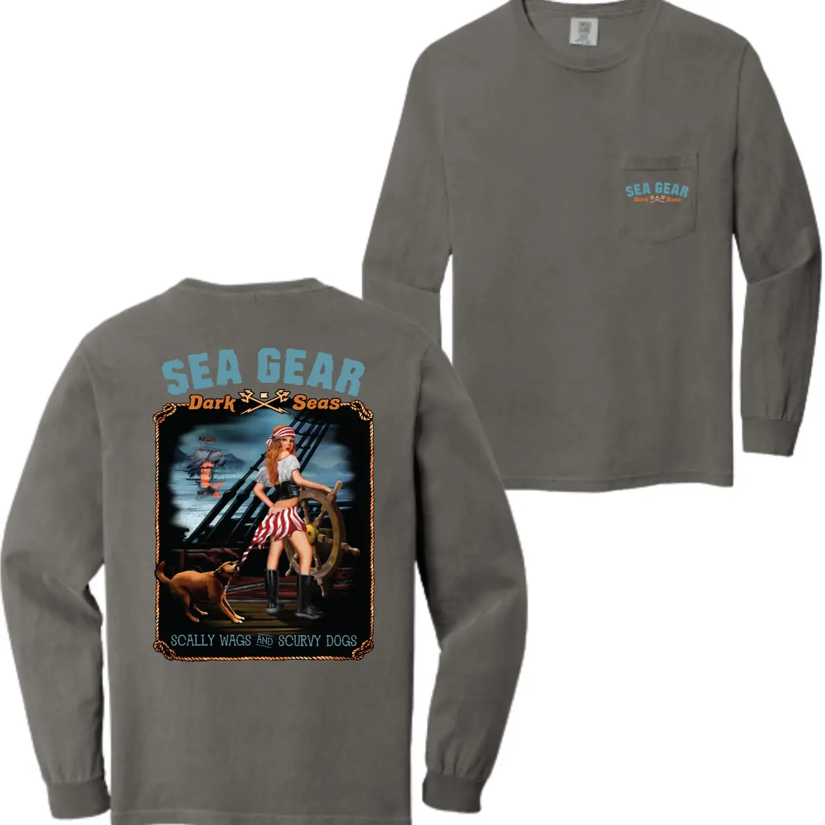 Sea Gear Opie Dog Heavyweight Long Sleeve Tee - Image 2