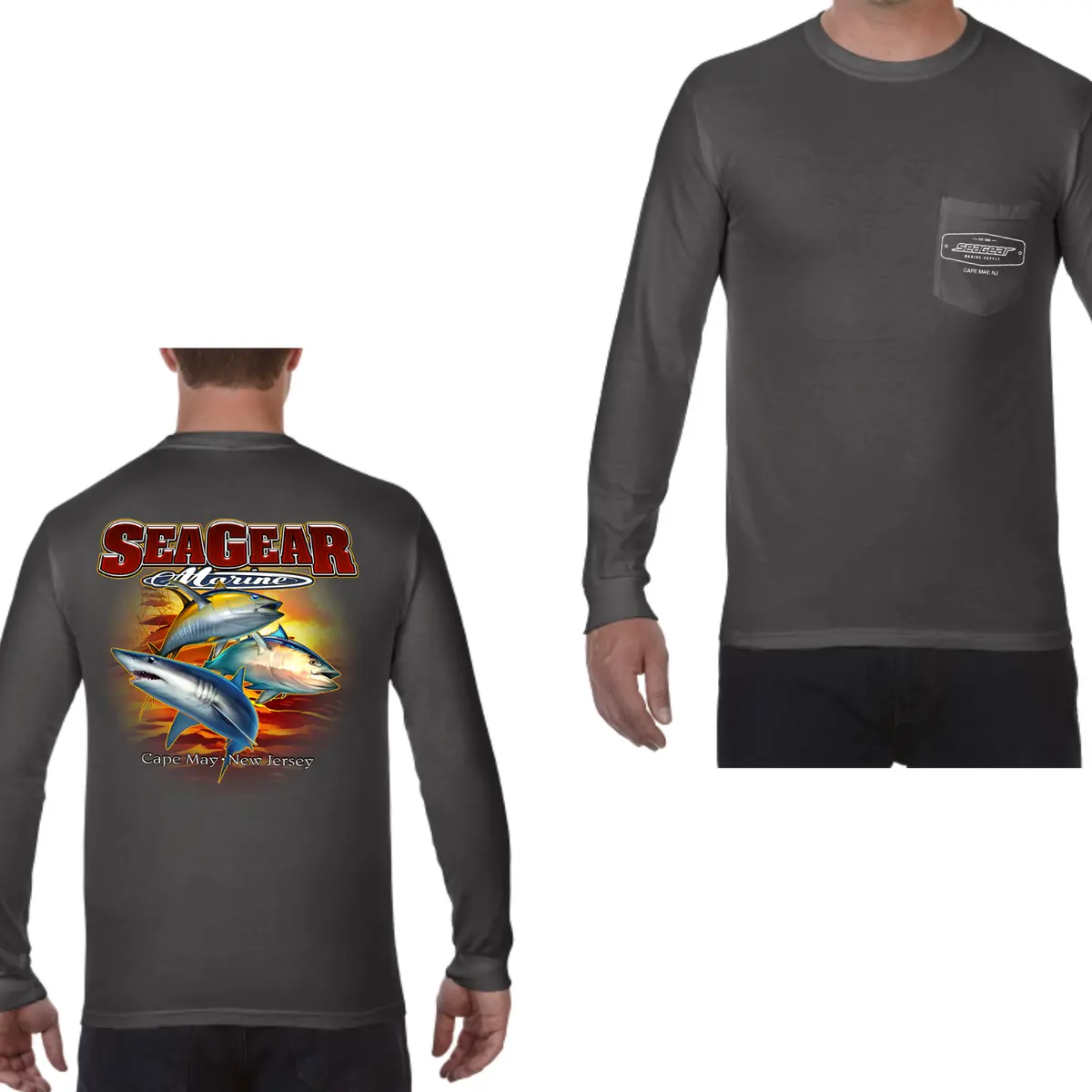 Sea Gear - 3 Fish Long Sleeve 7