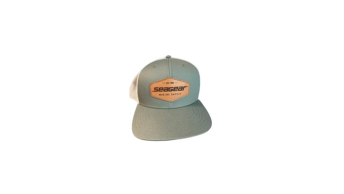 Sea Gear Leather Patch Hat 1