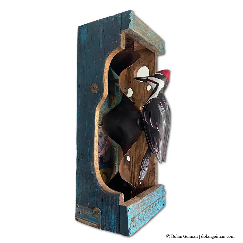 Sweet Sojourn Original Mixed Media Wall Sculpture 1
