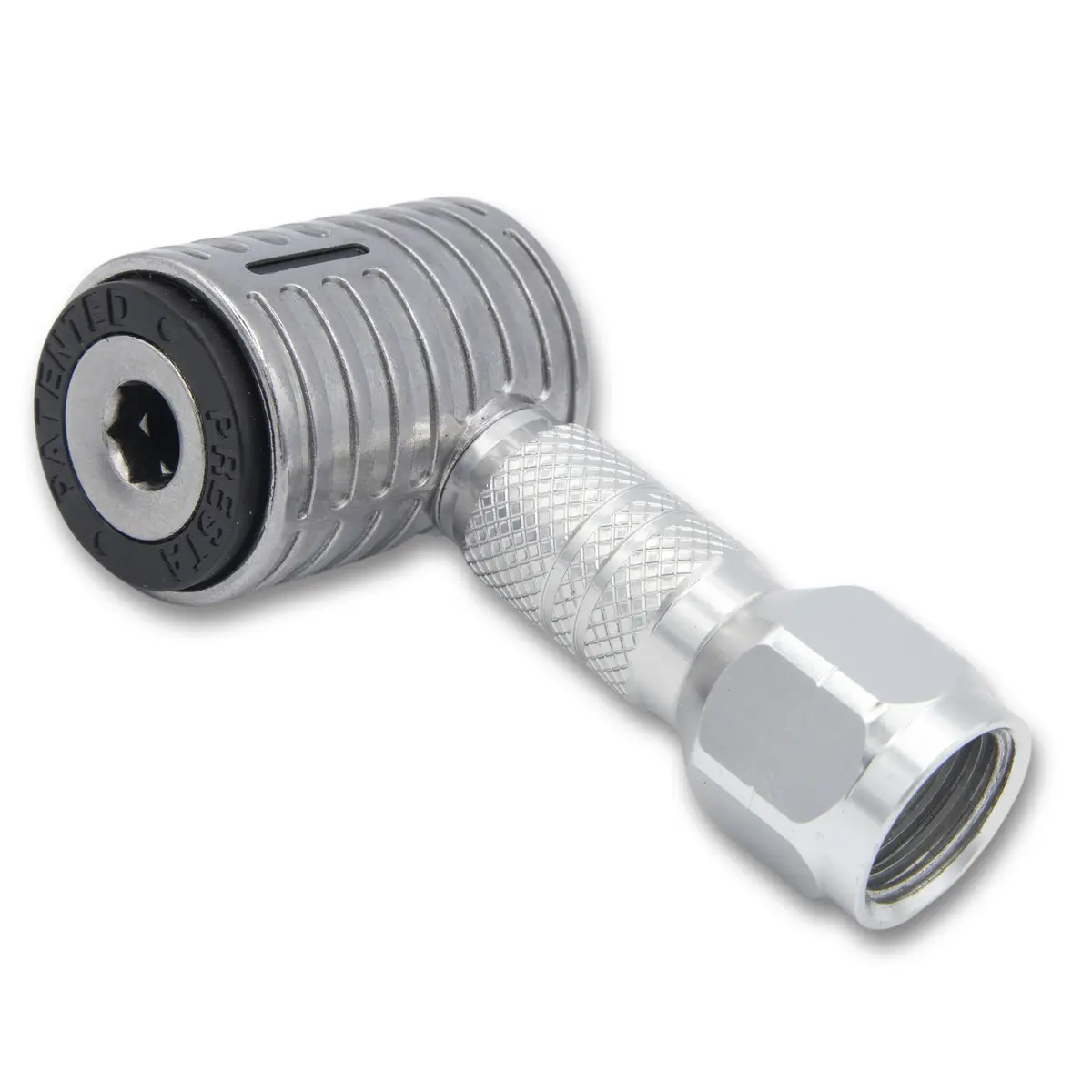 Lightning™ Xp Locking Presta Air Chuck For Bike Tires - 1/4" F-Npt (Presta Valves) 1