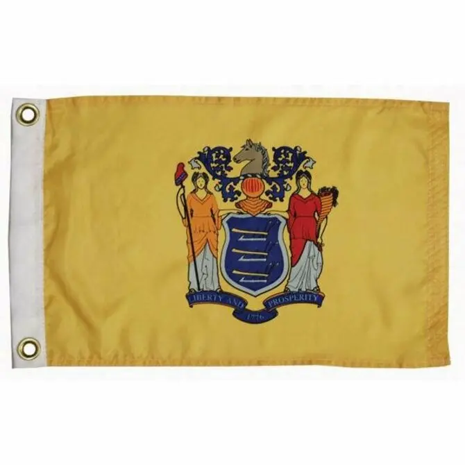 Taylor Made - New Jersey State Flag 12" X 18" 1