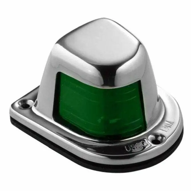 Attwood Marine - Side Light Horizonal Ss Green 1