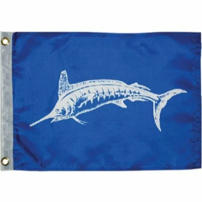 Taylor Made - White Marlin Flag 12" X 18" 1