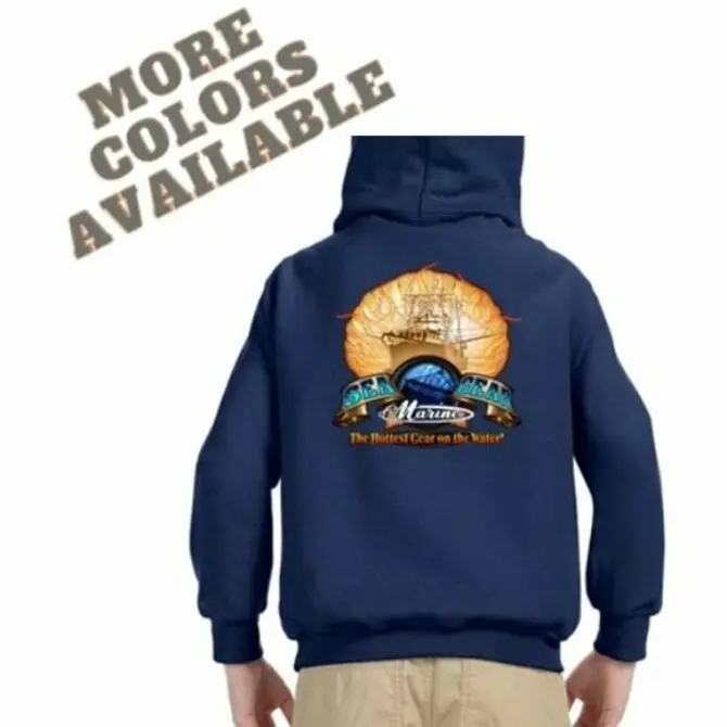Sea Gear - Kid's Flaming Scallop Hoodie 7