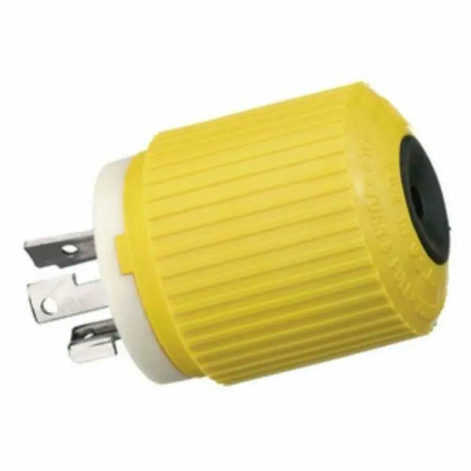 Hubbell - 328Dcp Locking Plug - 30A/28V Dc 30 Amp Yellow 1