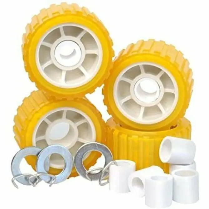 Tie Down Engineering  - Pvc Ribbed Wobble Roller Kit 4-Pk 1