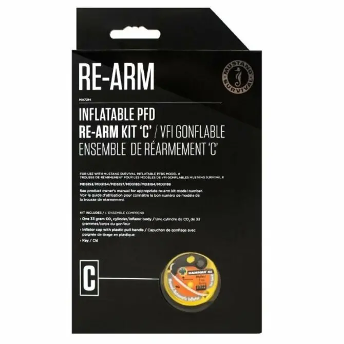 Mustang Survival- Re-Arm Kit C- 33G Hammer Auto Hydrostatic 1