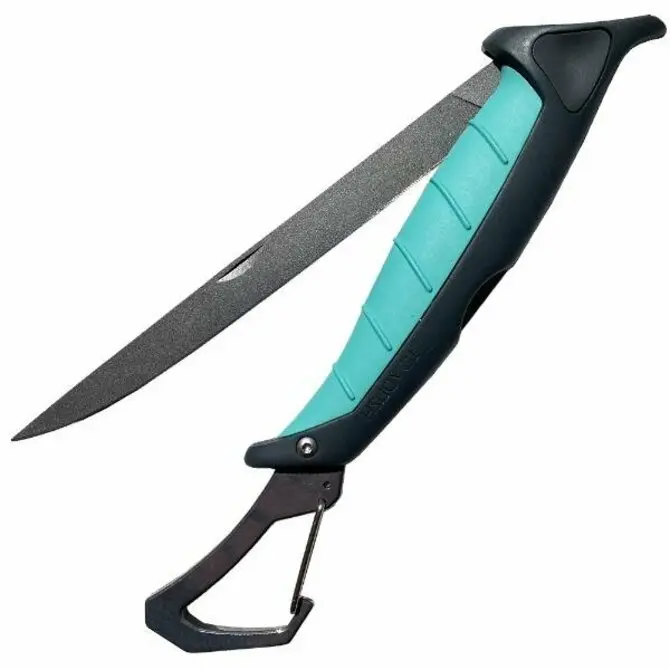 Toadfish - Stowaway 7" Folding Fillet Teal 1