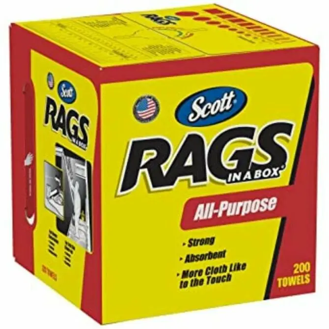 Scott - Shop Towel Roll 10" X 12", White, 1