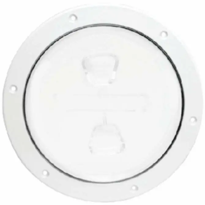 Beckson - 4" White Screw-In Deck Plate 2
