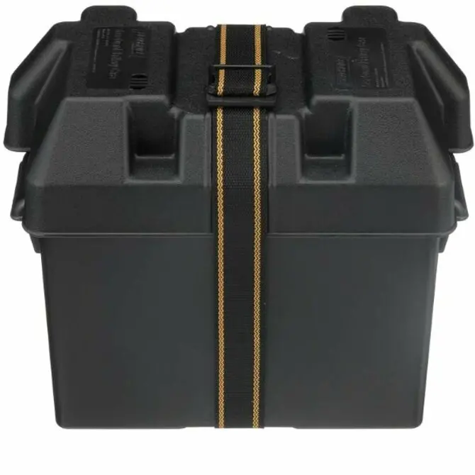 Seachoice - Uscg Approved Marine Group 27 Series Standard Battery Box With Strap & Mounting Kit 1