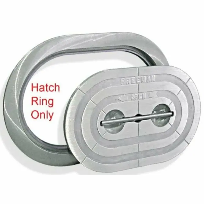 Freeman - Steel Oval Hatch Rings 15" X 24" 1