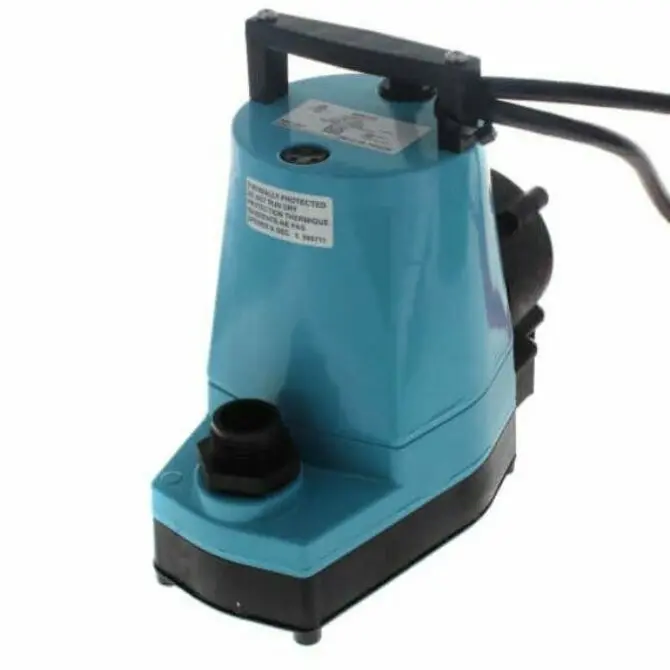 Little Giant - Submersible Utility Pump W/ Piggyback Diaphragm Switch & 18 Ft. Power Cord 1/6 Hp, 1200 Gph 1