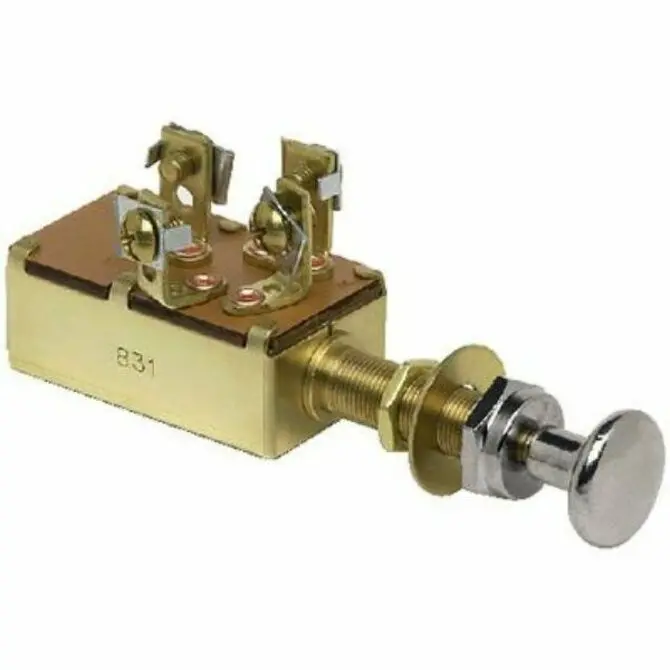 Cole Hersee - Push-Pull Switches Series 10A Grade Brass Housing 1