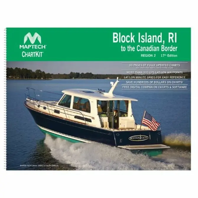 Maptech - Chartkit Region 2, 17Th Ed. - Block Island, R.I. To The Canadian Border 1