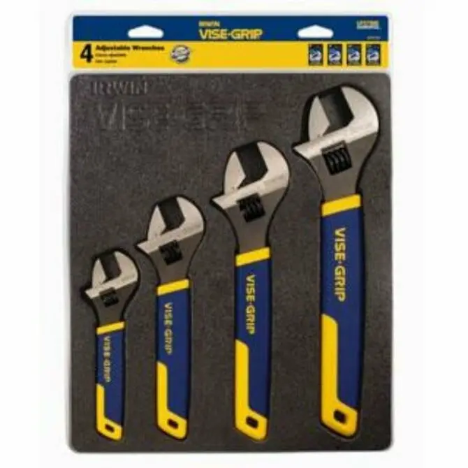 Irwin - 4 Pc  Adjustable Wrench Set 1